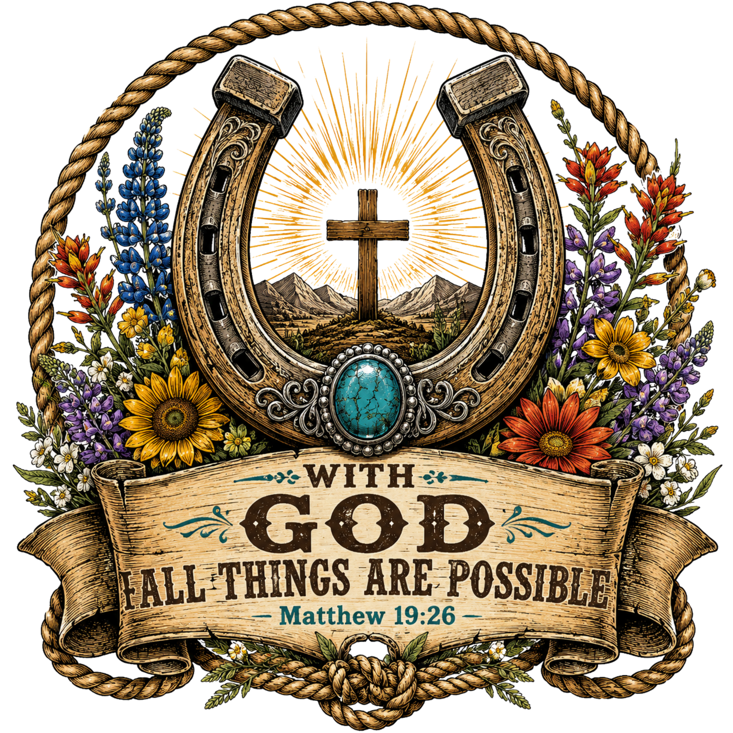 WITH GOD ALL THINGS ARE POSSIBLE