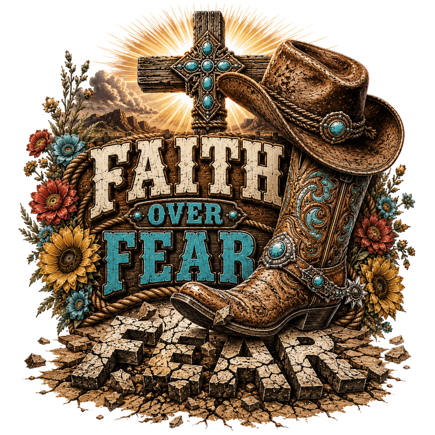 FAITH OVER FEAR WESTERN