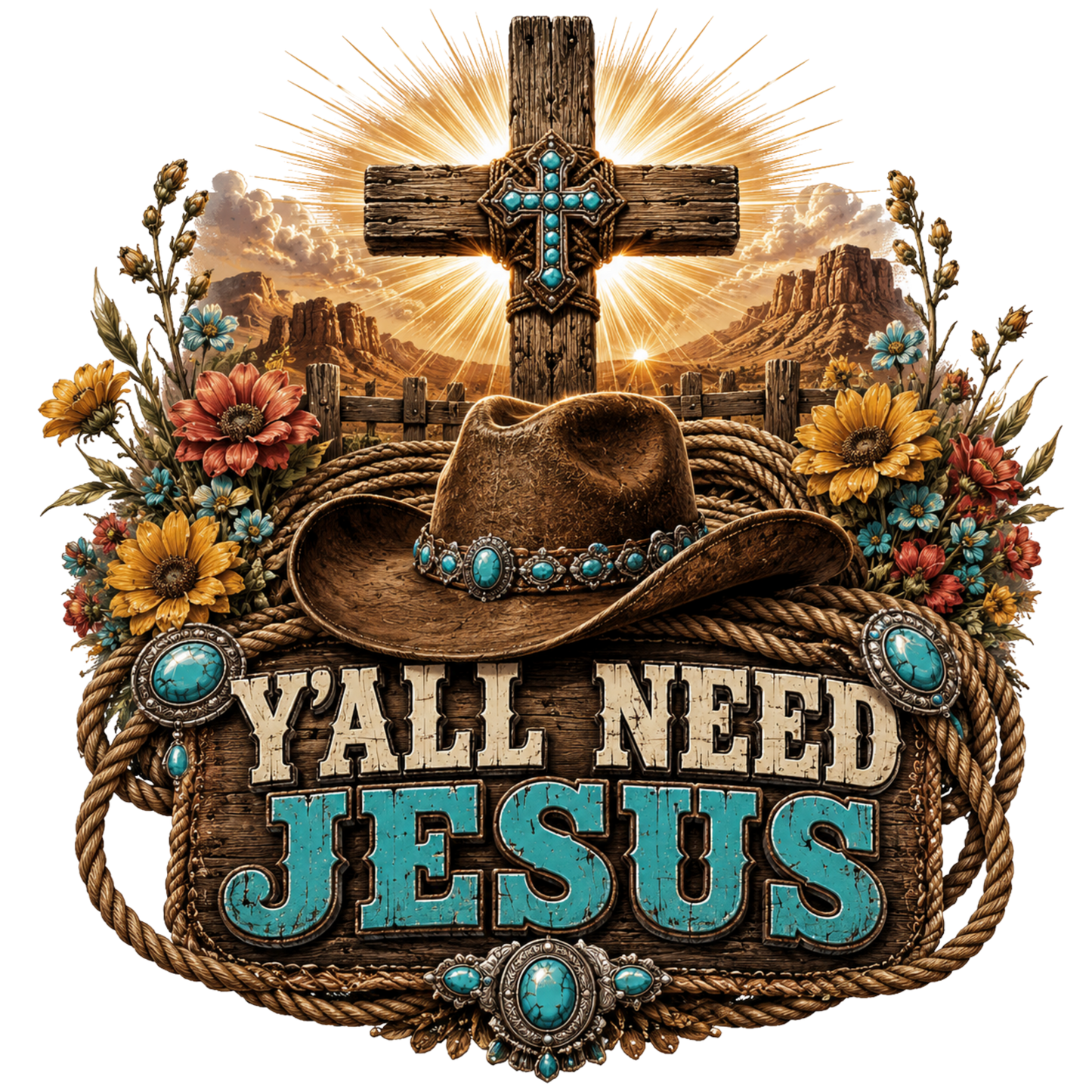 YA'LL NEED JESUS WESTERN