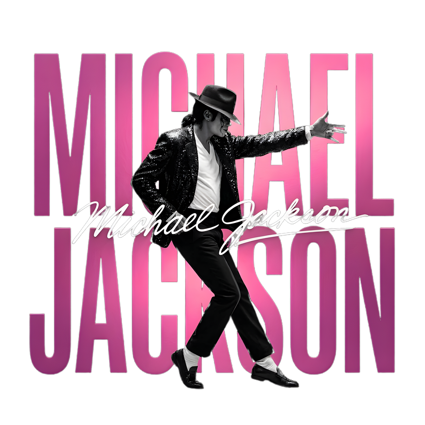 MICHAEL JACKSON PINK LETTERS