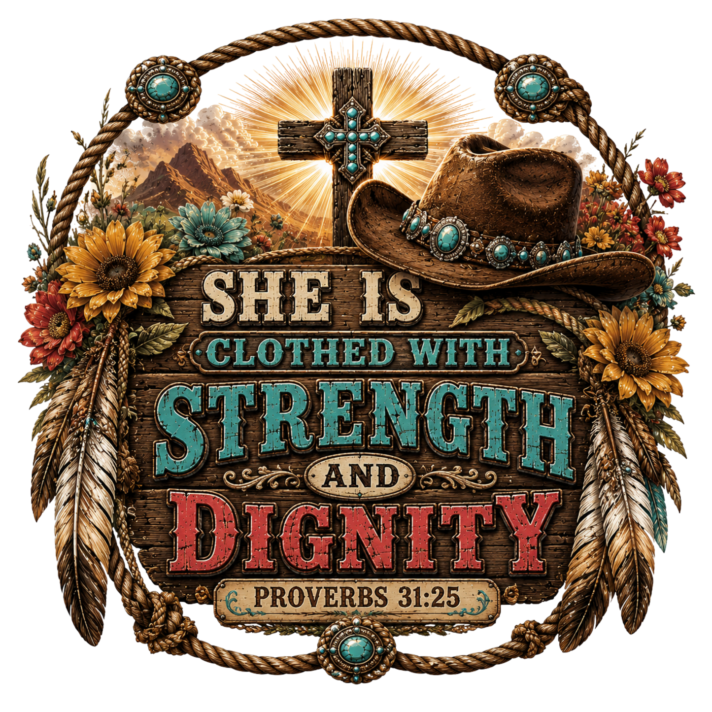 SHE IS CLOTHED WITH STRENGTH AND DIGNITY