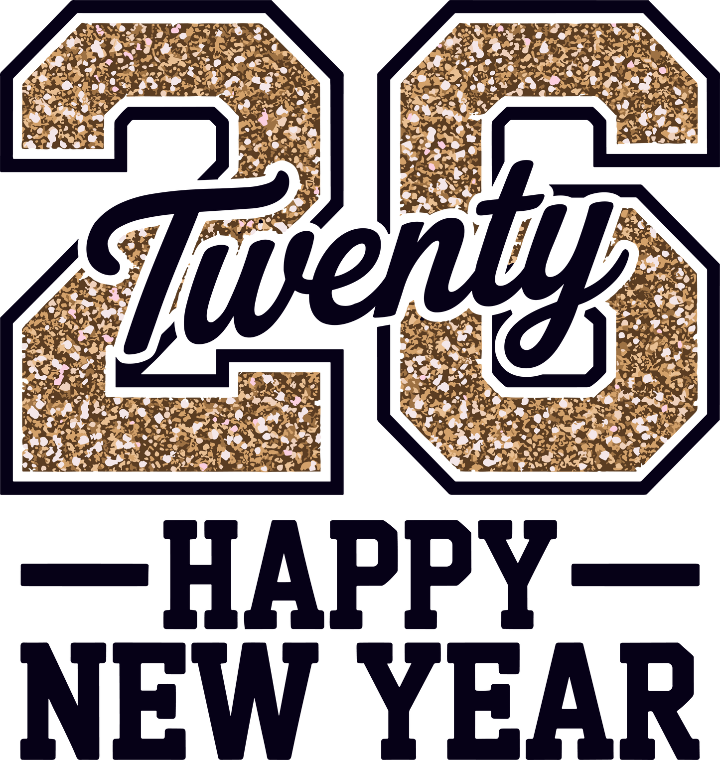 2026 GOLD GLITTER