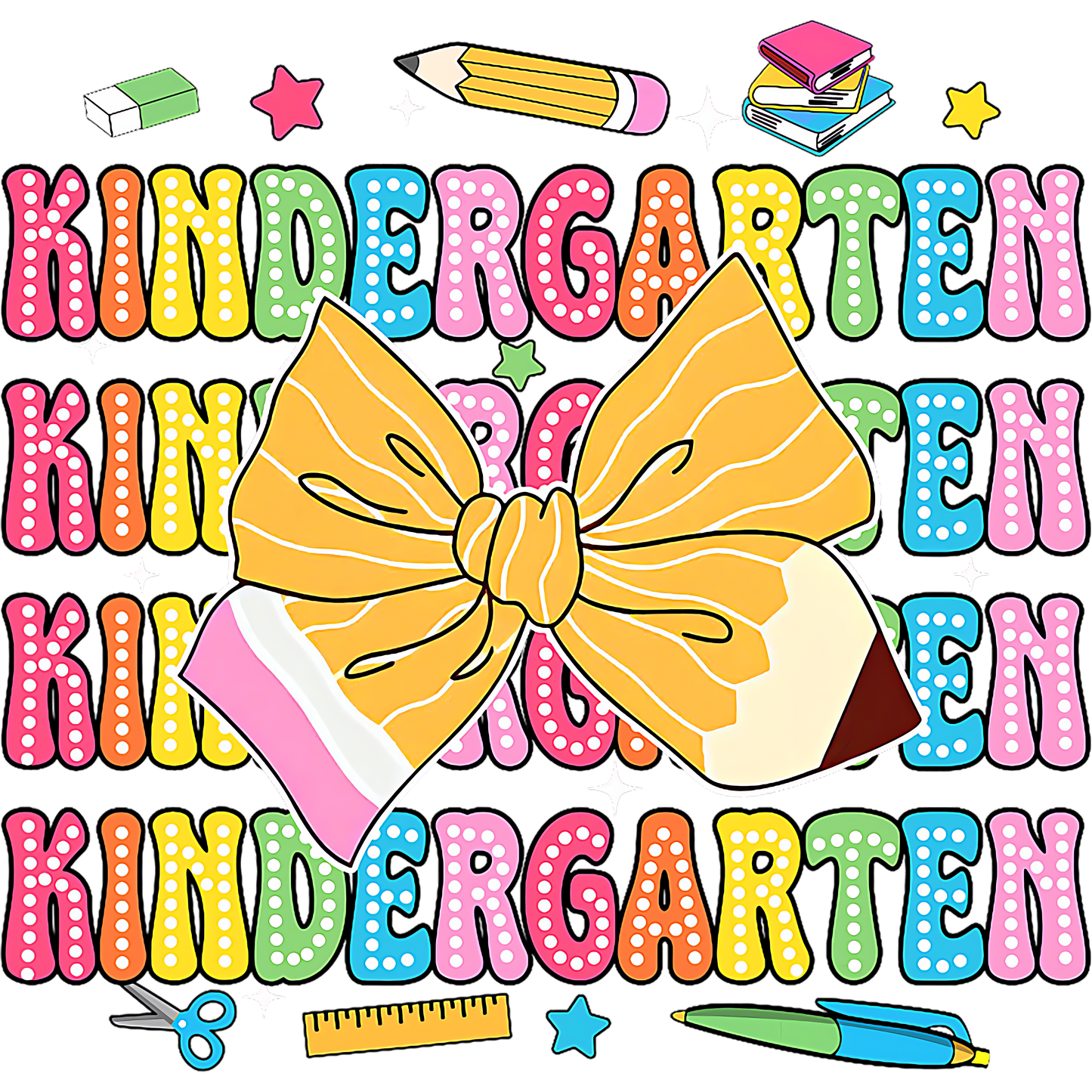 KINDERGARTEN RAINBOW LETTERS