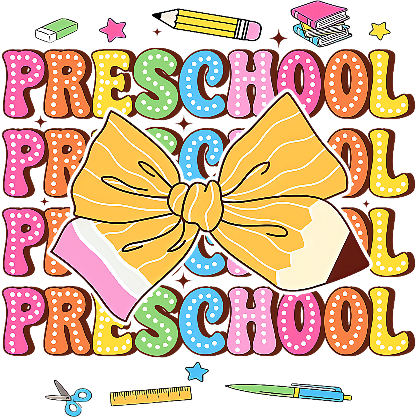 PRESCHOOL RAINBOW LETTERS