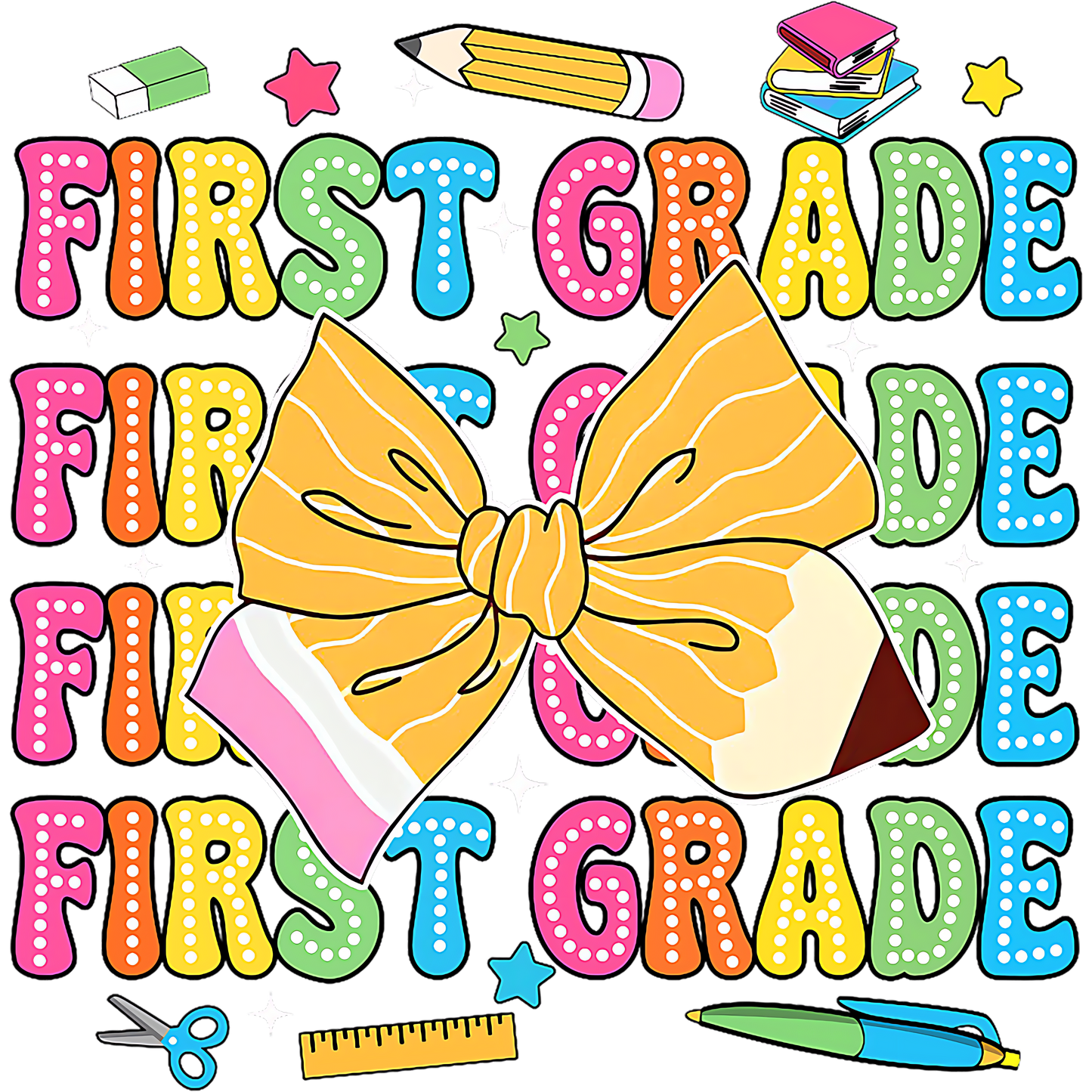 FIRST GRADE RAINBOW LETTERS
