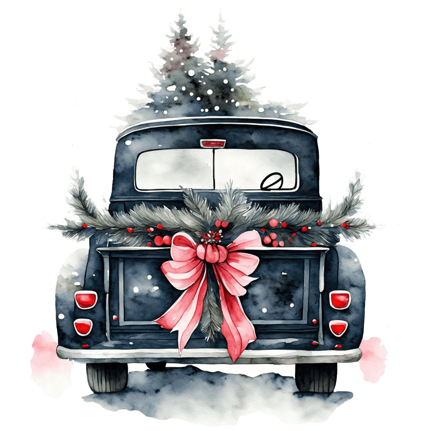 BLUE CHRISTMAS TRUCK
