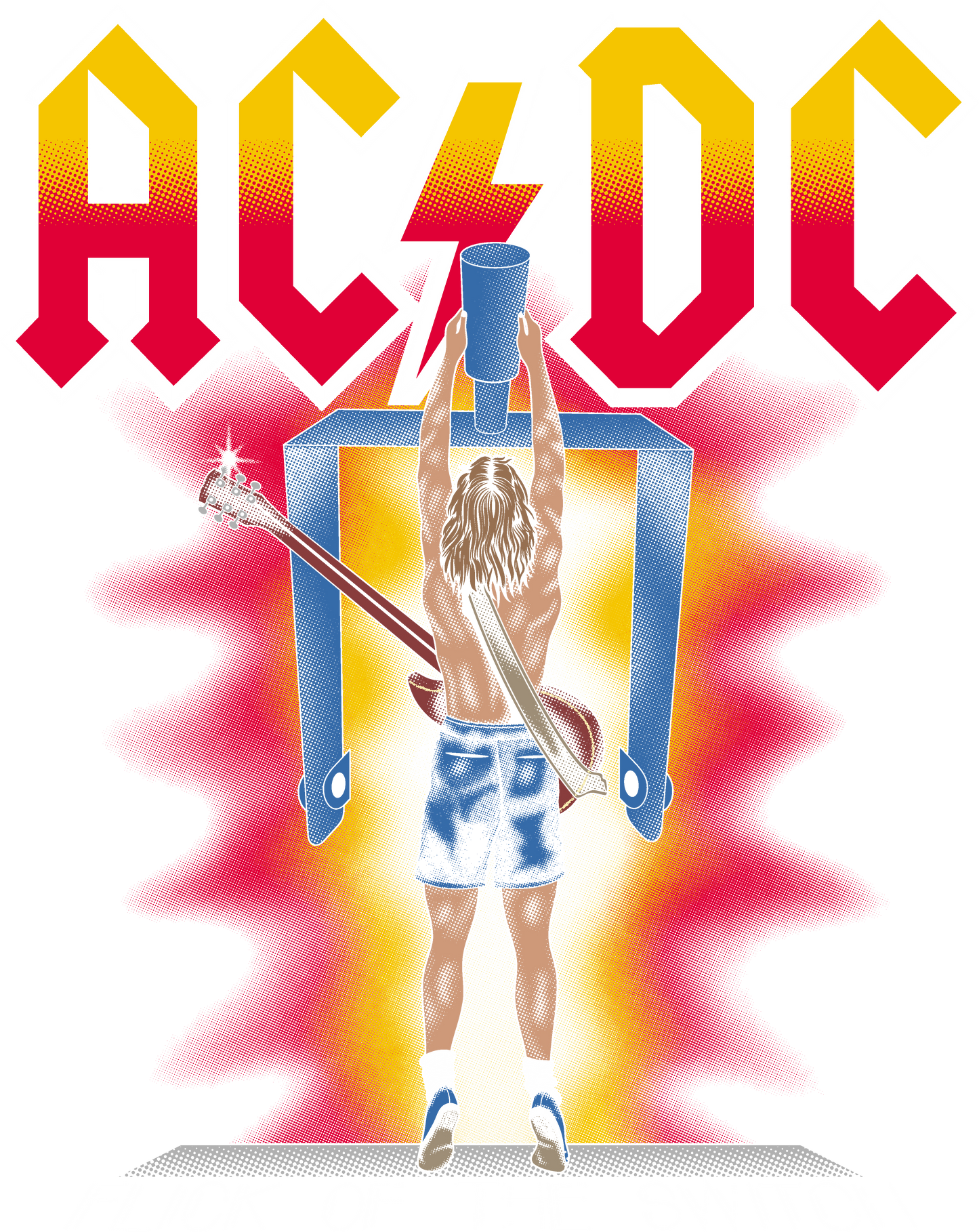 ACDC RED AND YELLOW