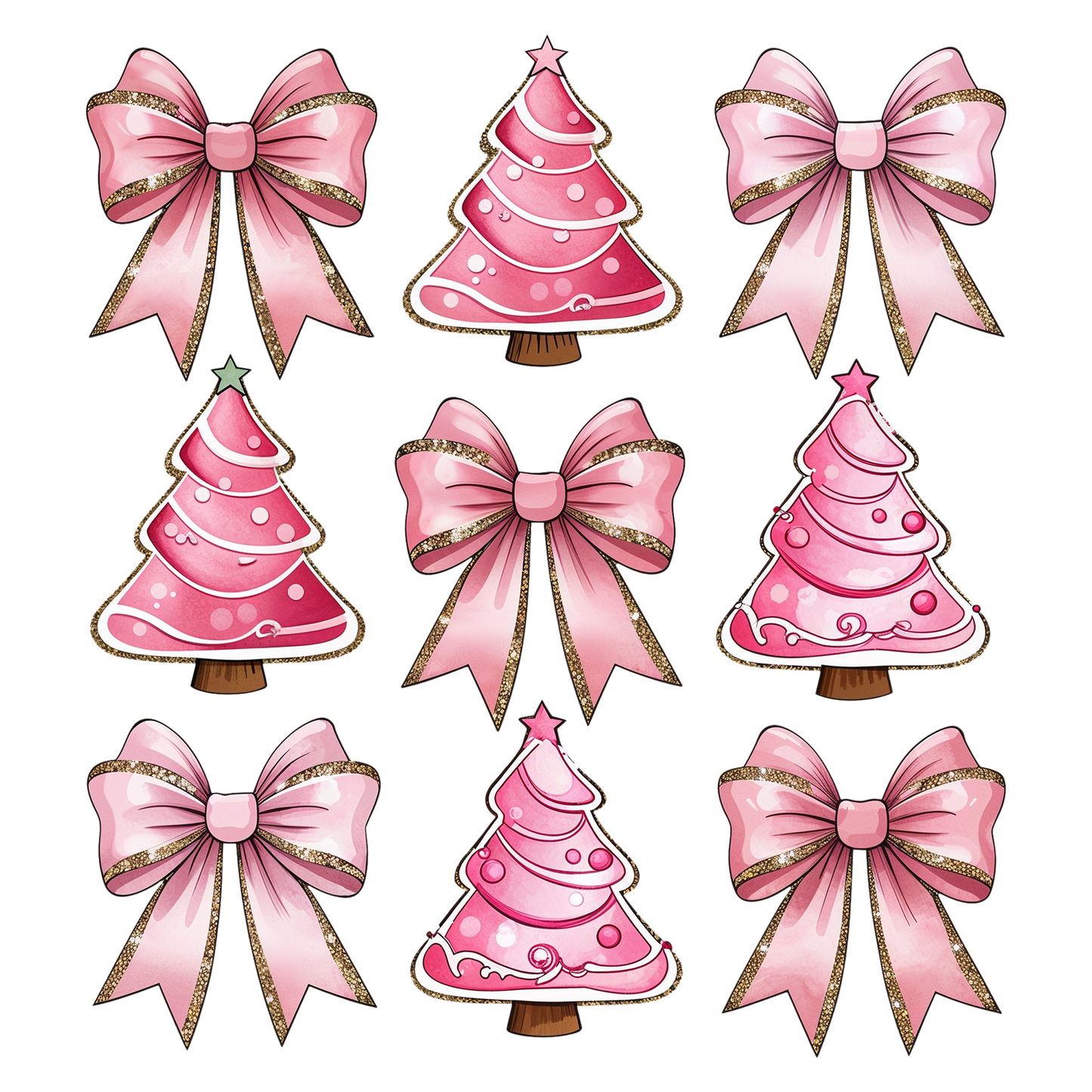 PINK BOW AND TREE CROQUETTE