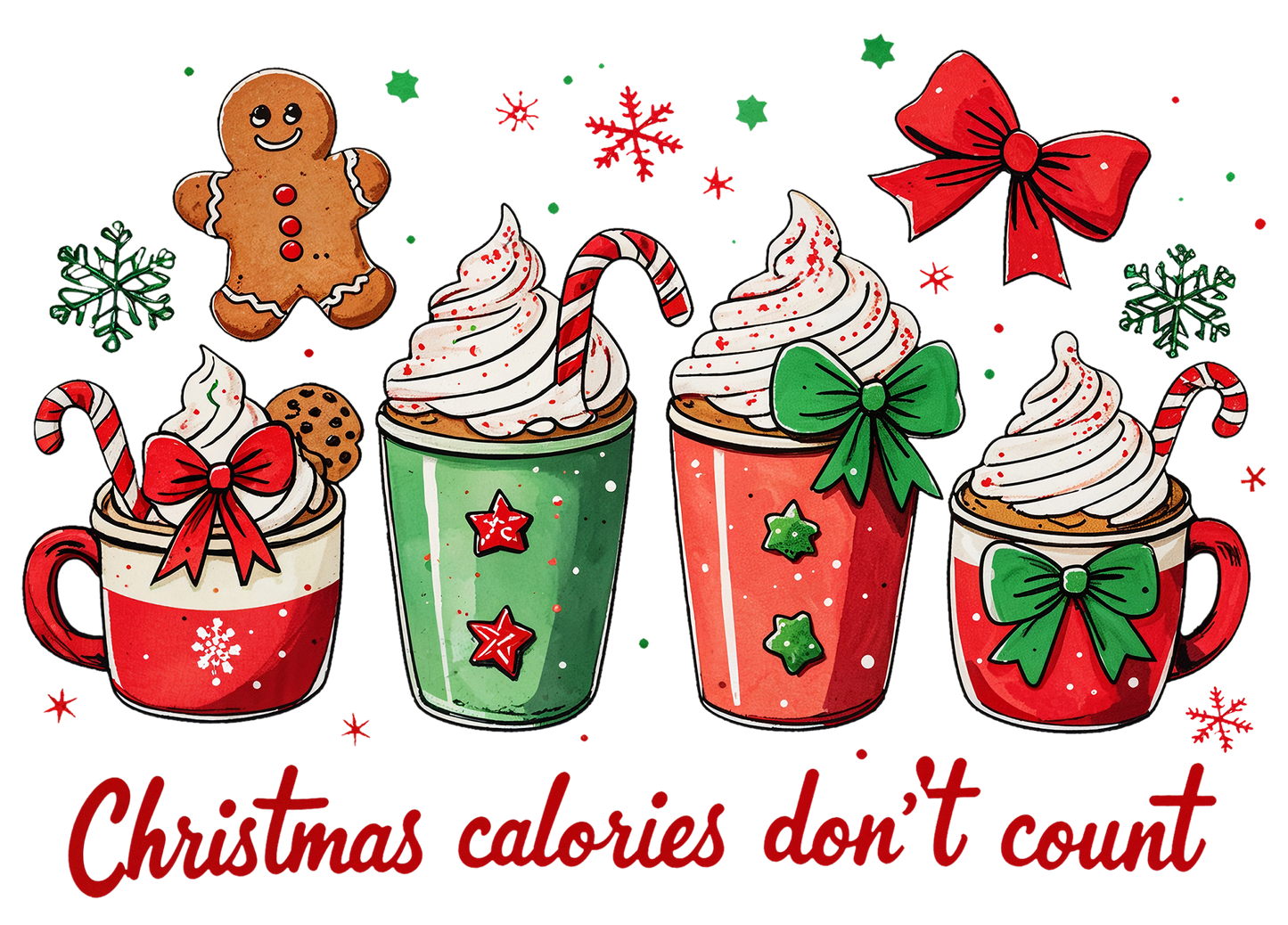 CHRISTMAS CALORIES DON'T COUNT