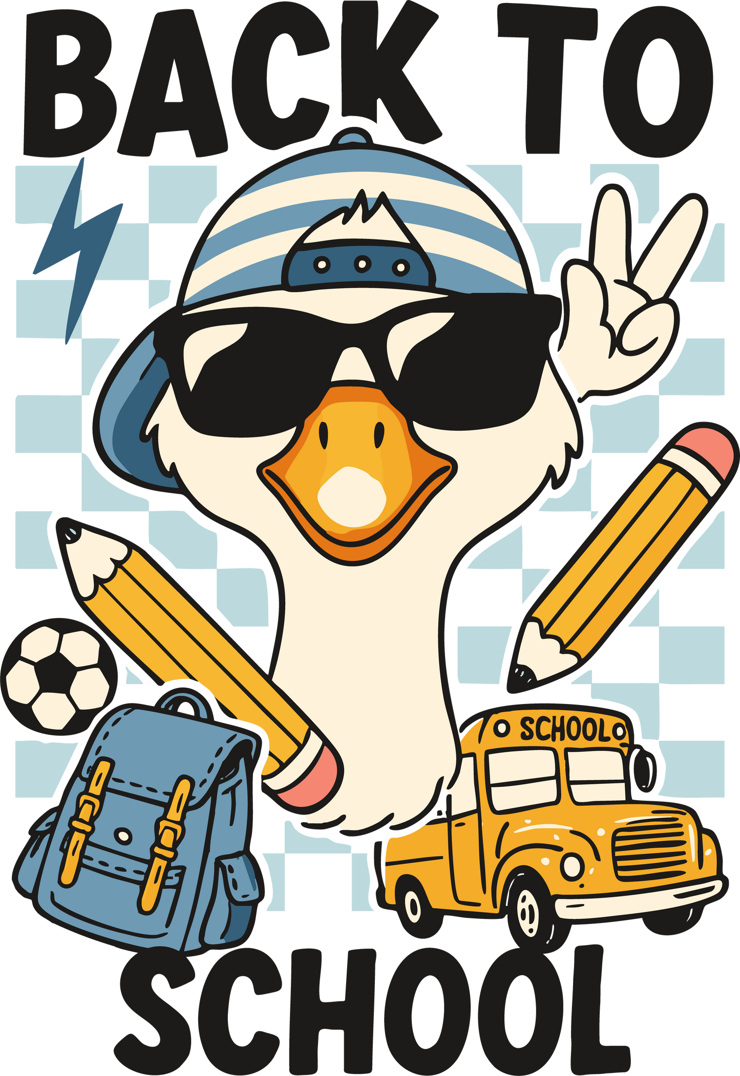 BACK TO SCHOOL DUCK