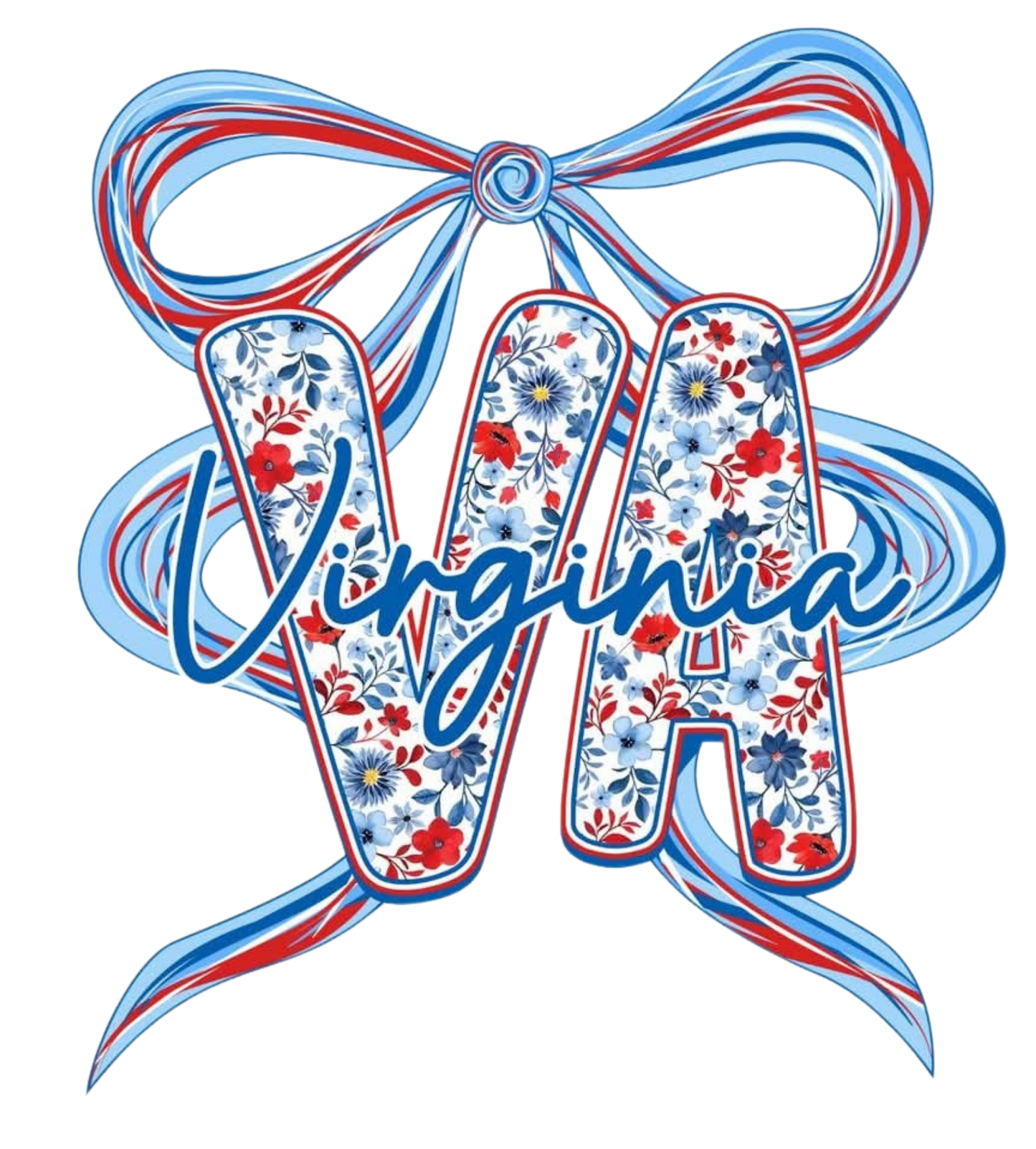 VIRGINIA FLORAL RIBBON