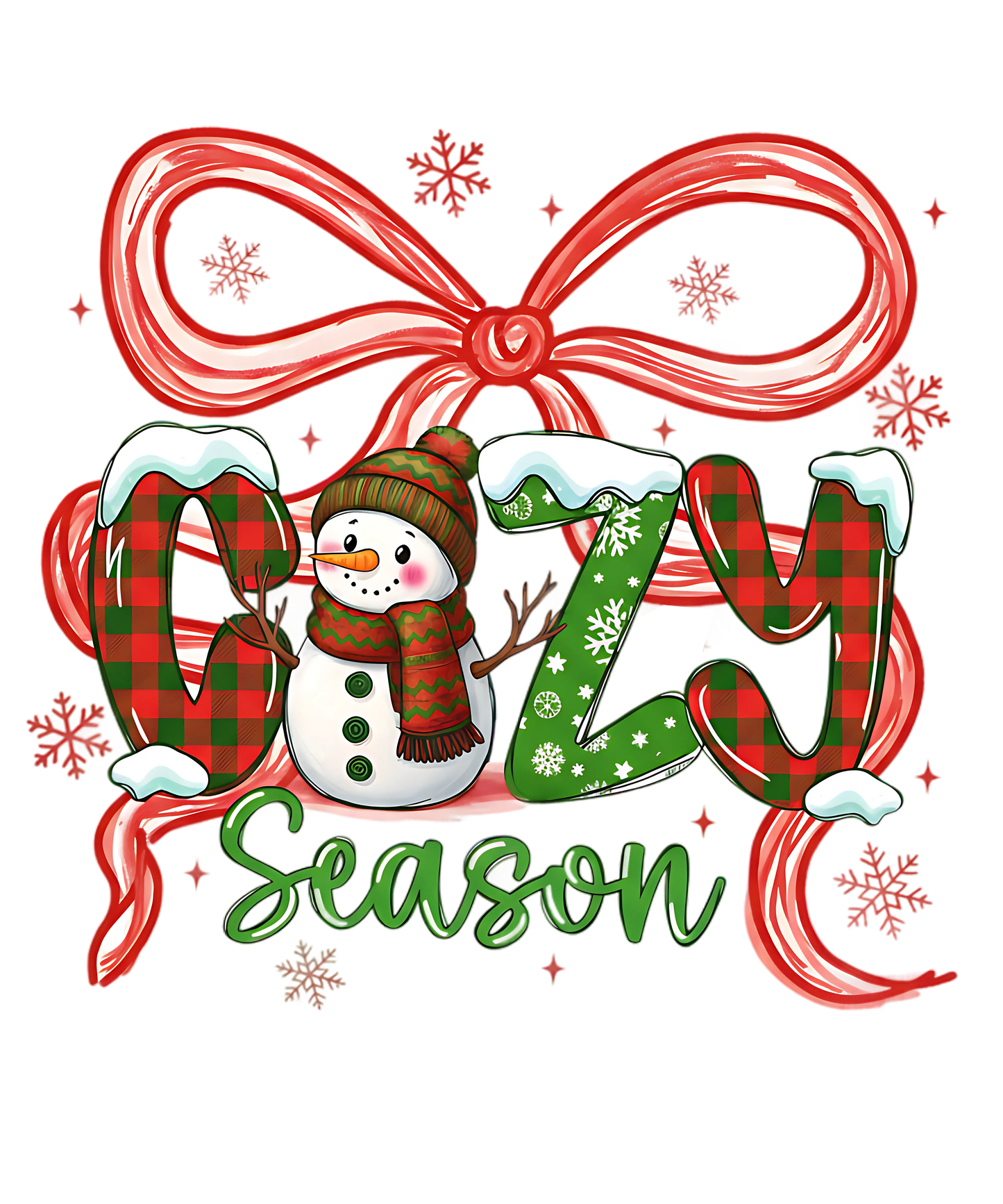 COZY SEASON WITH SNOWMAN