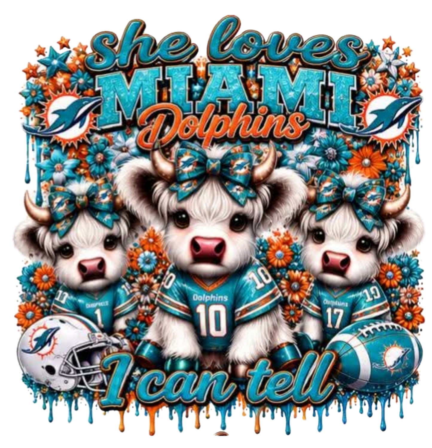 SHE LOVES MIAMI DOLPHINS