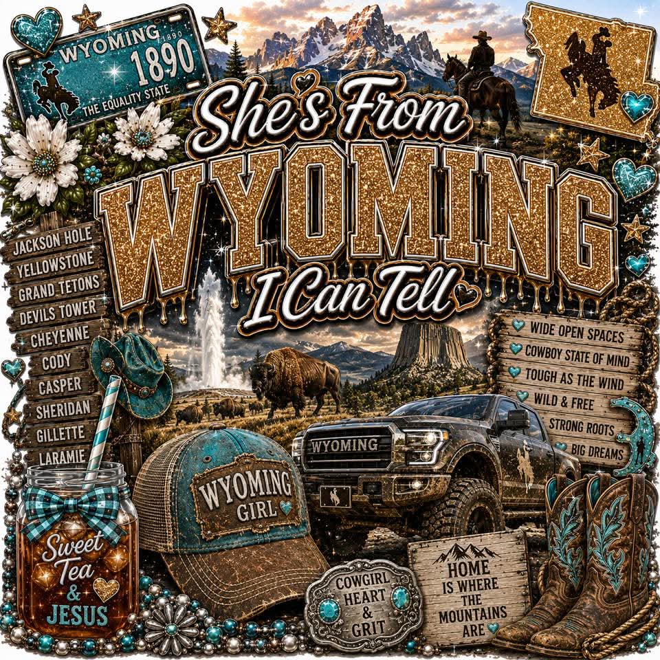 SHE'S FROM WYOMING I CAN TELL