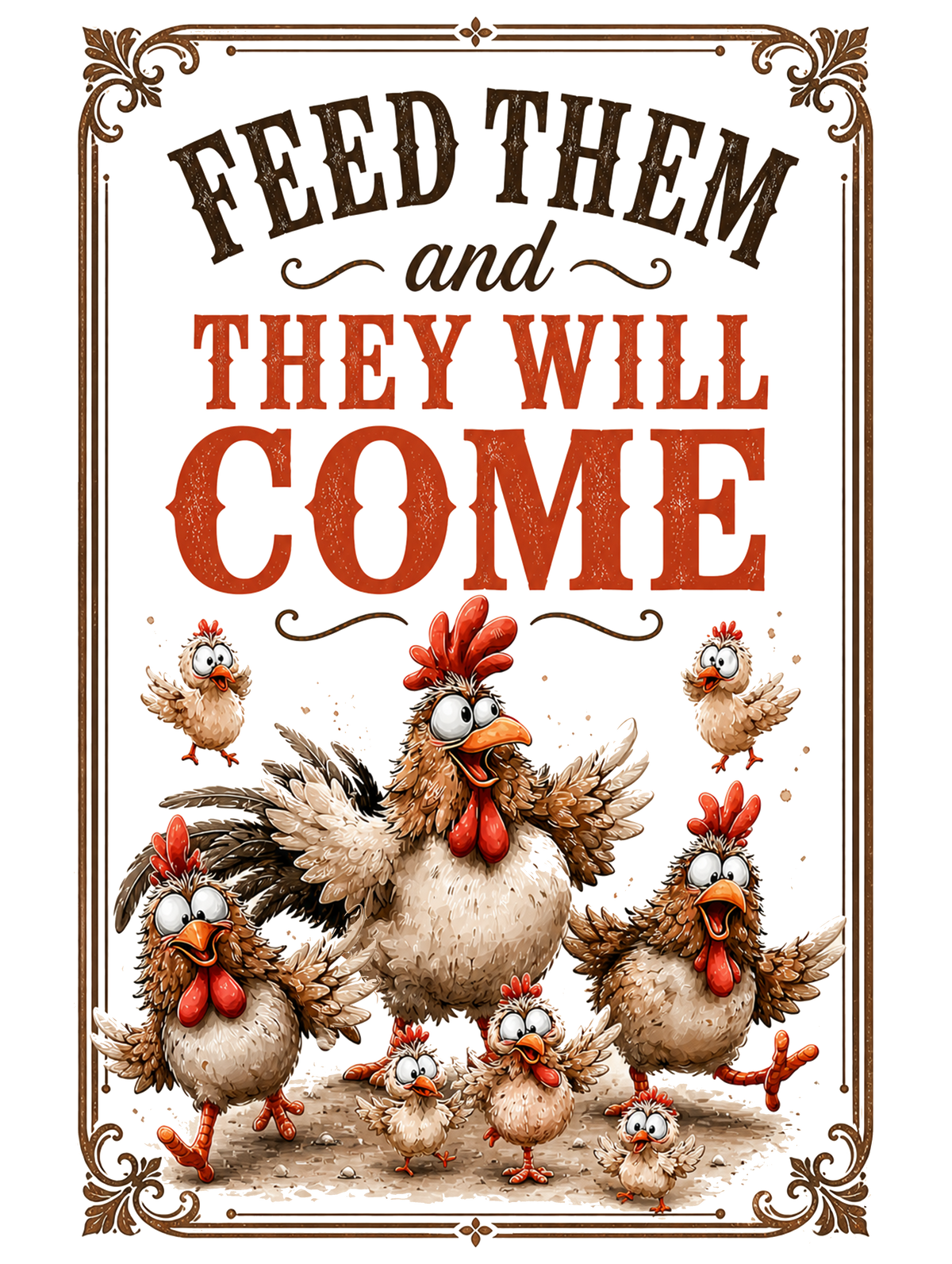 FEED THEM AND THEY WILL COME