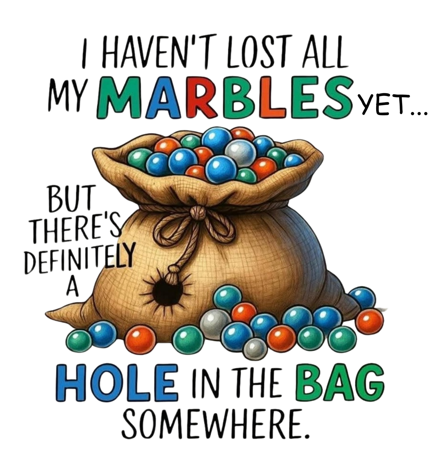 HAVEN'T LOST ALL MY MARBLES