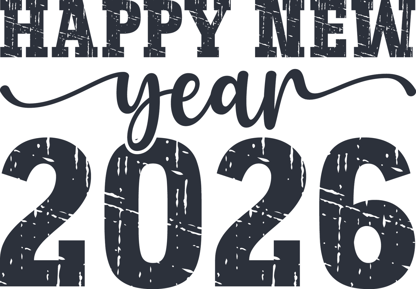 BLACK HAPPY NEW YEAR