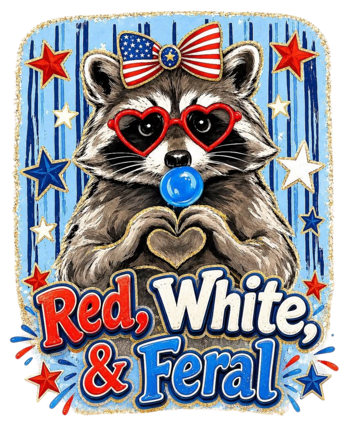 RED WHITE AND BLUE #151