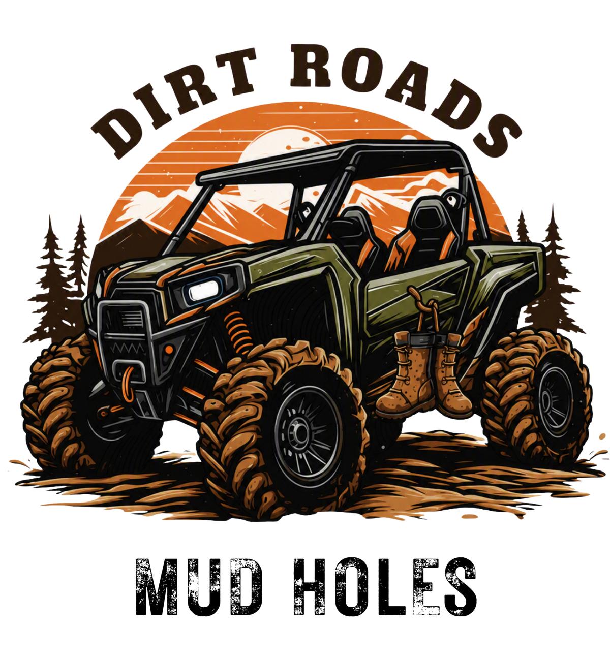 DIRT ROADS AND MUD HOLES