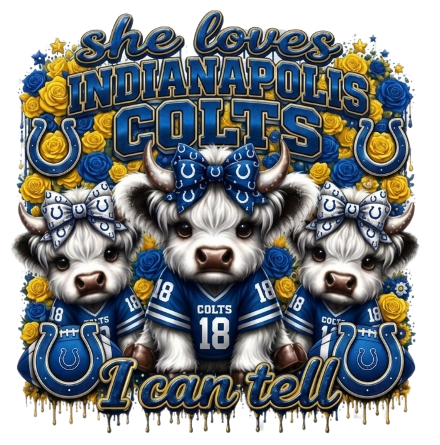 SHE LOVES INDIANAPOLIS COLTS