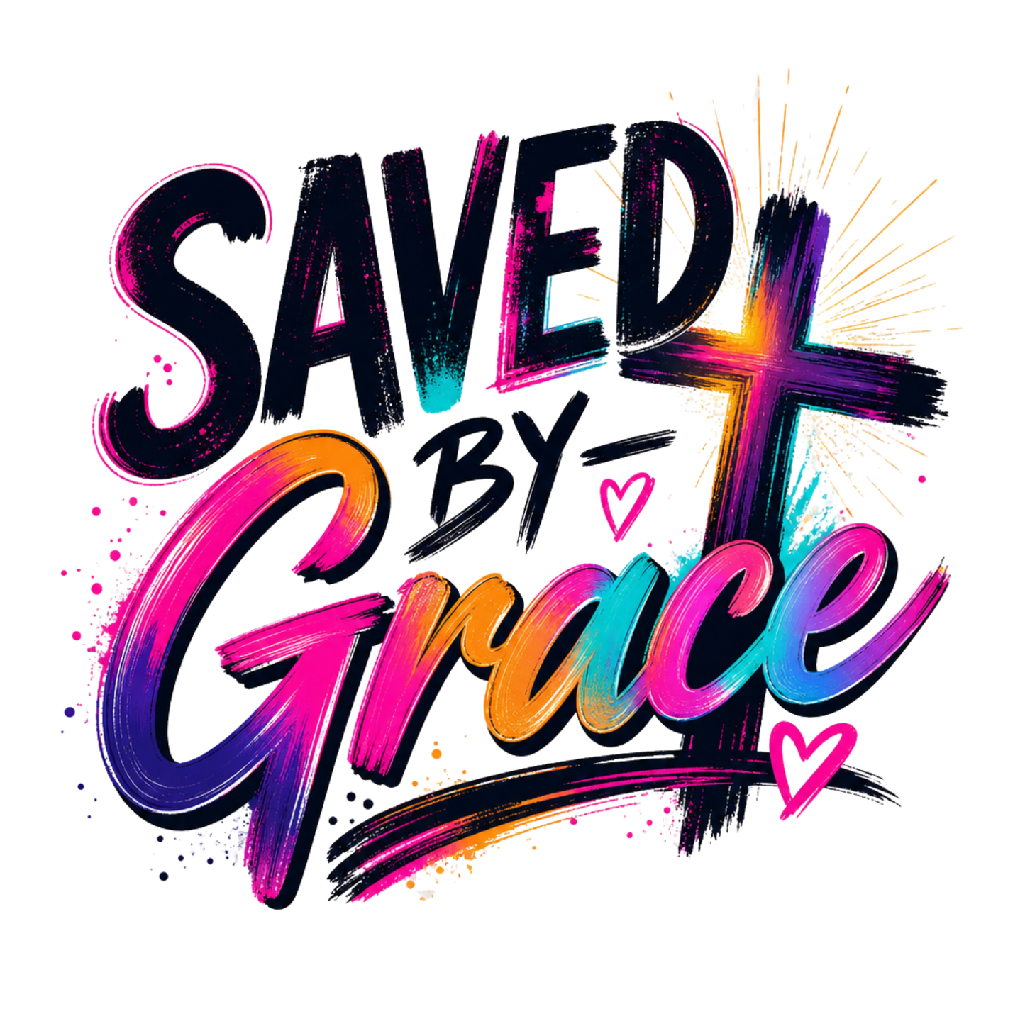 SAVED BY GRACE COLORFUL