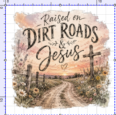 RAISED ON DIRT ROADS AND JESUS