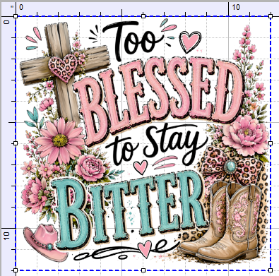 TOO BLESSED TO STAY BITTER