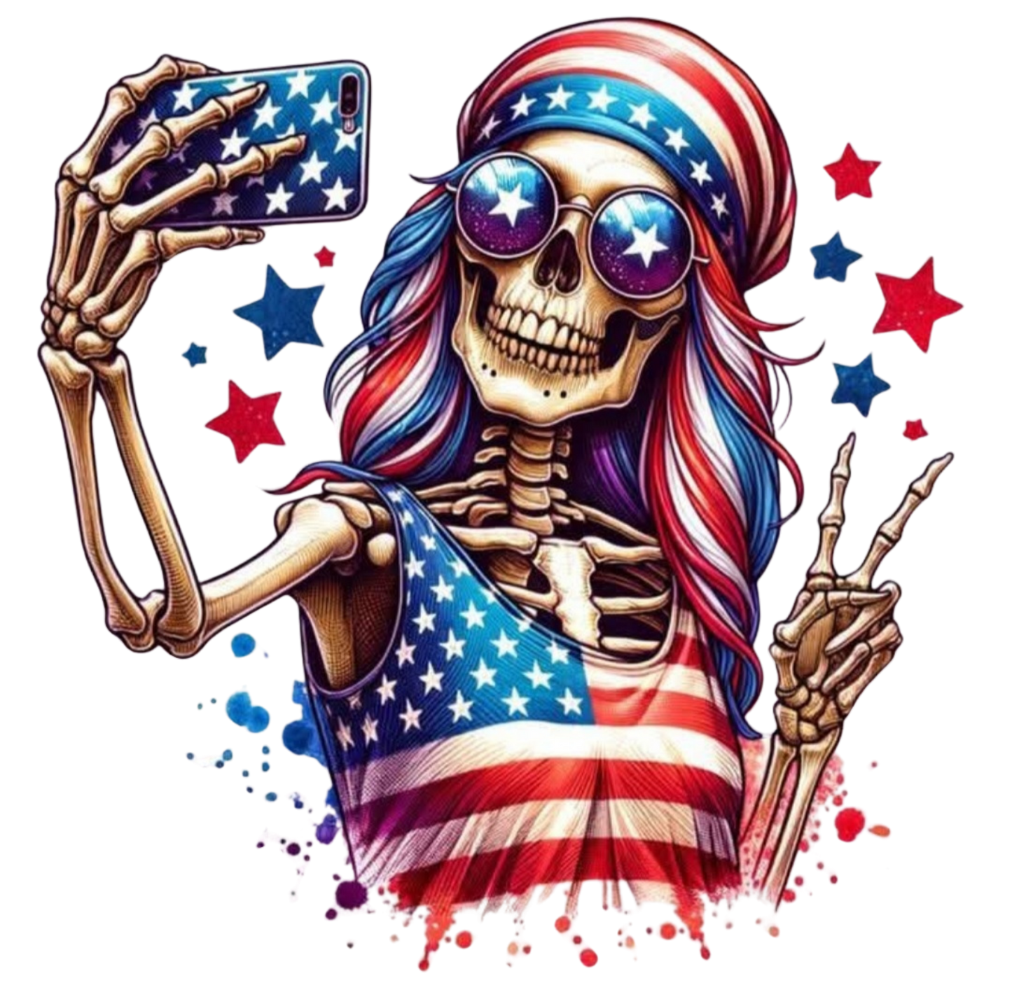 RED WHITE AND BLUE #37