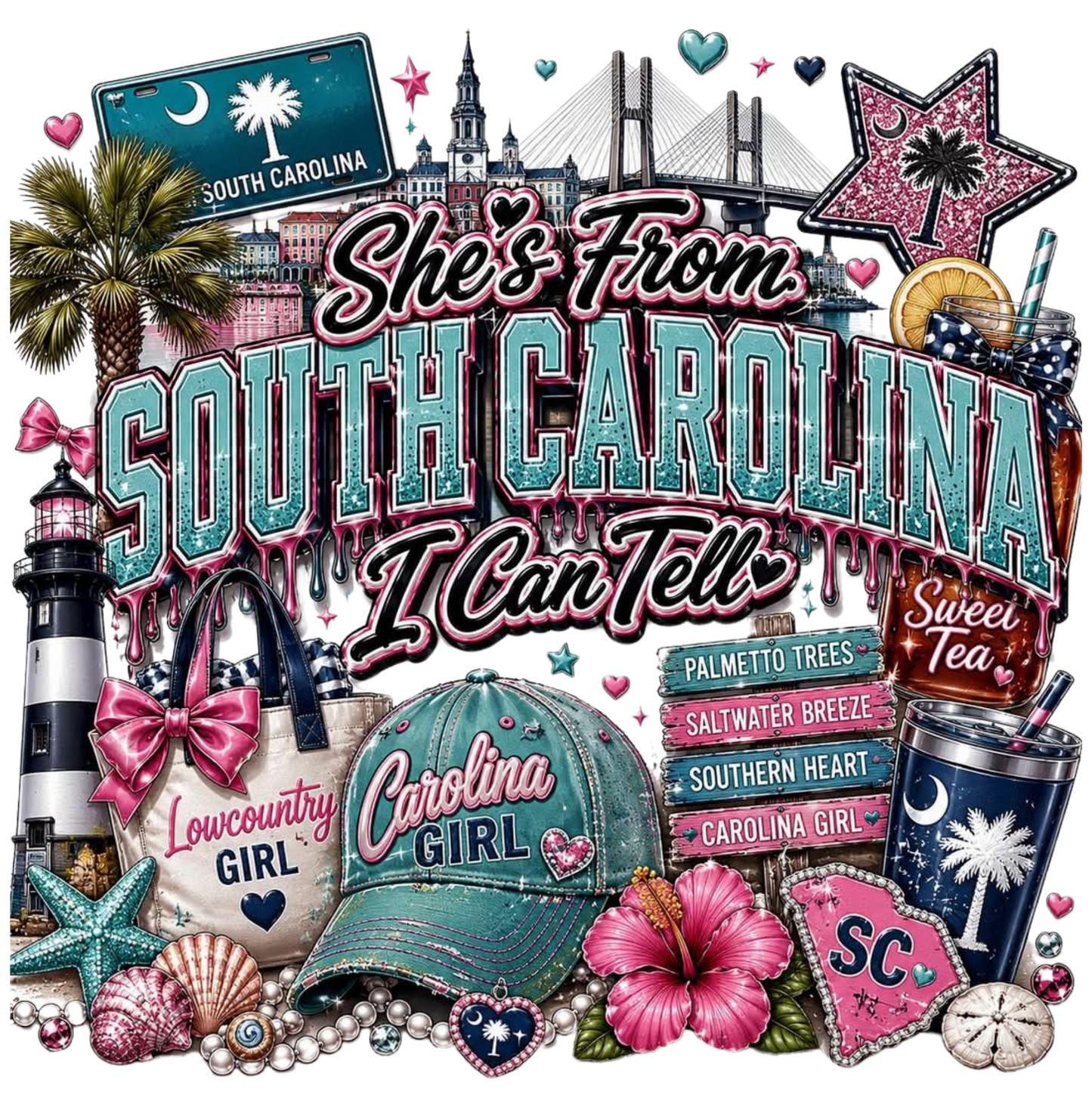 SHE'S FROM SOUTH CAROLINA I CAN TELL