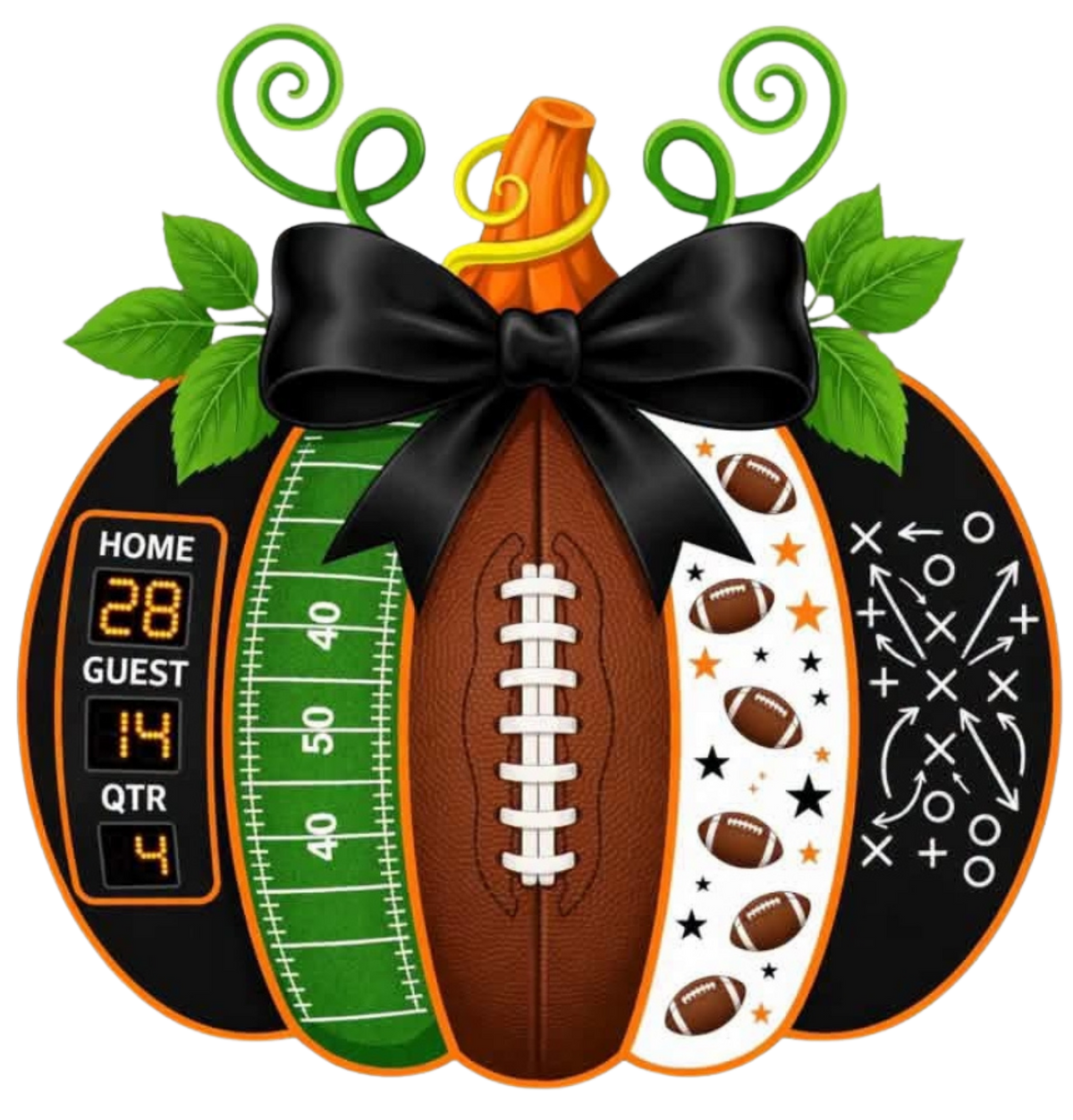 FOOTBALL PUMPKIN