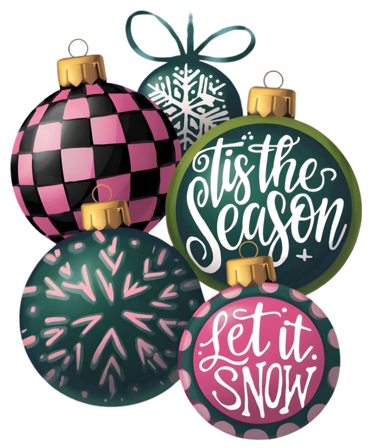 TIS THE SEASON ORNAMENTS