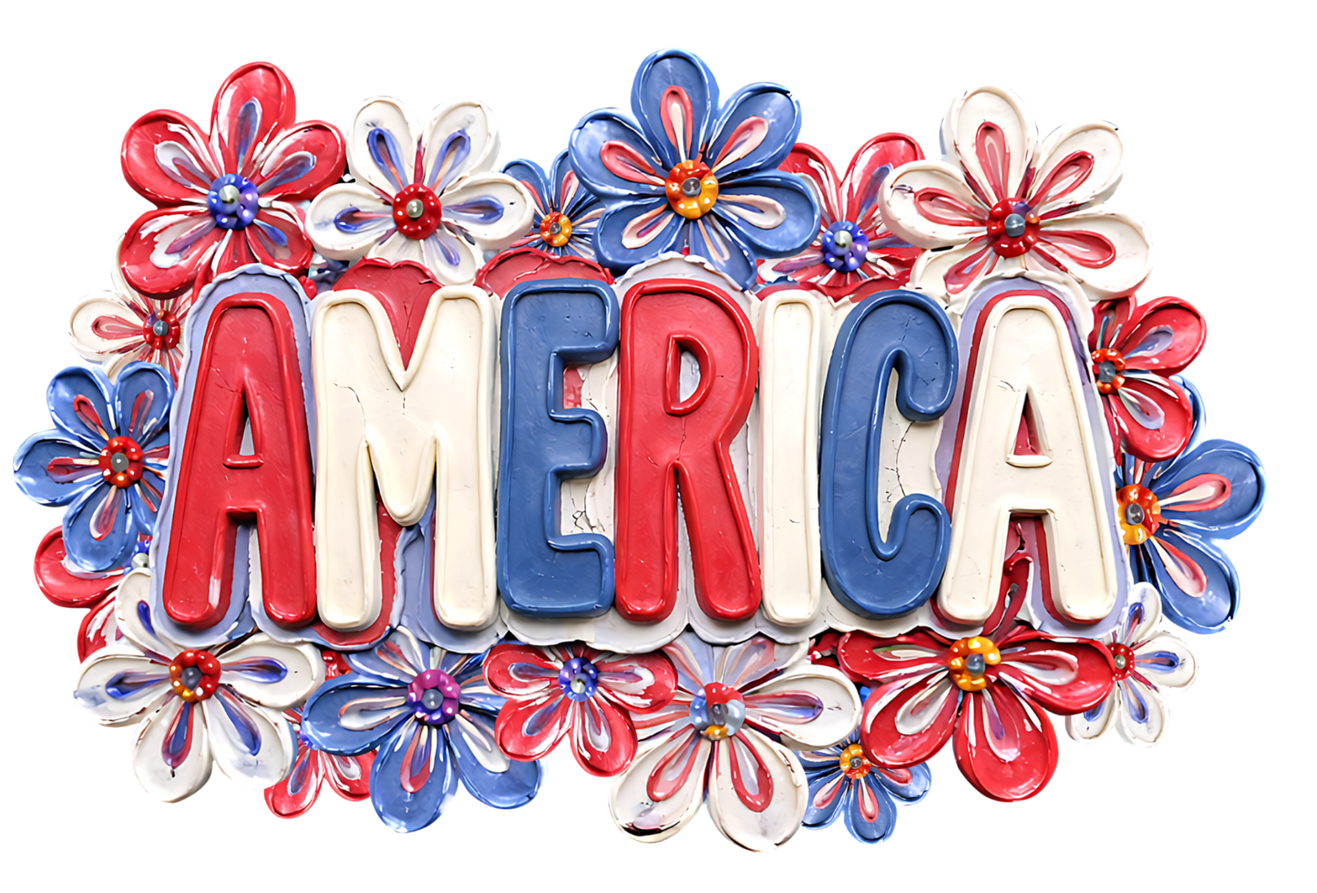 RED WHITE AND BLUE #134