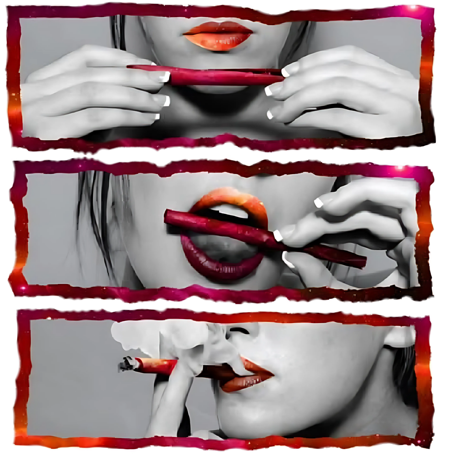 3 PANEL ROLL AND SMOKE
