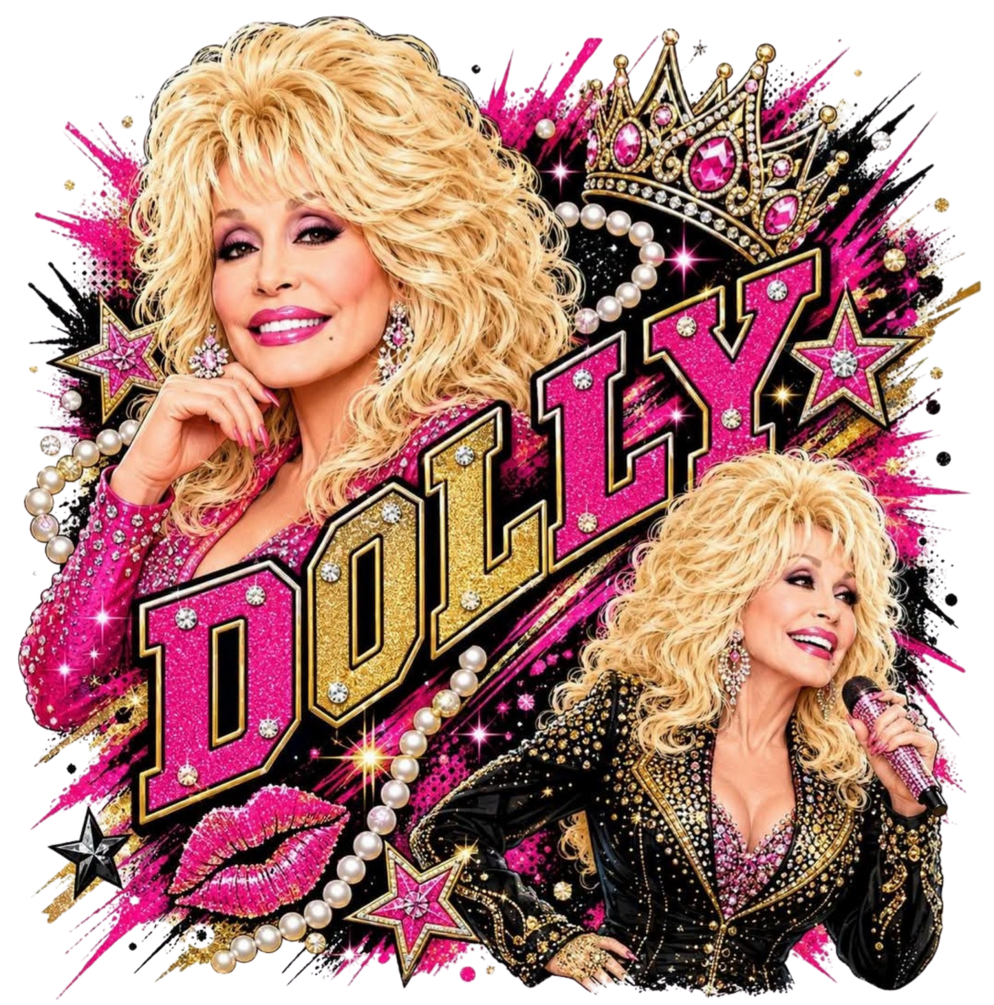 DOLLY PINK AND YELLOW