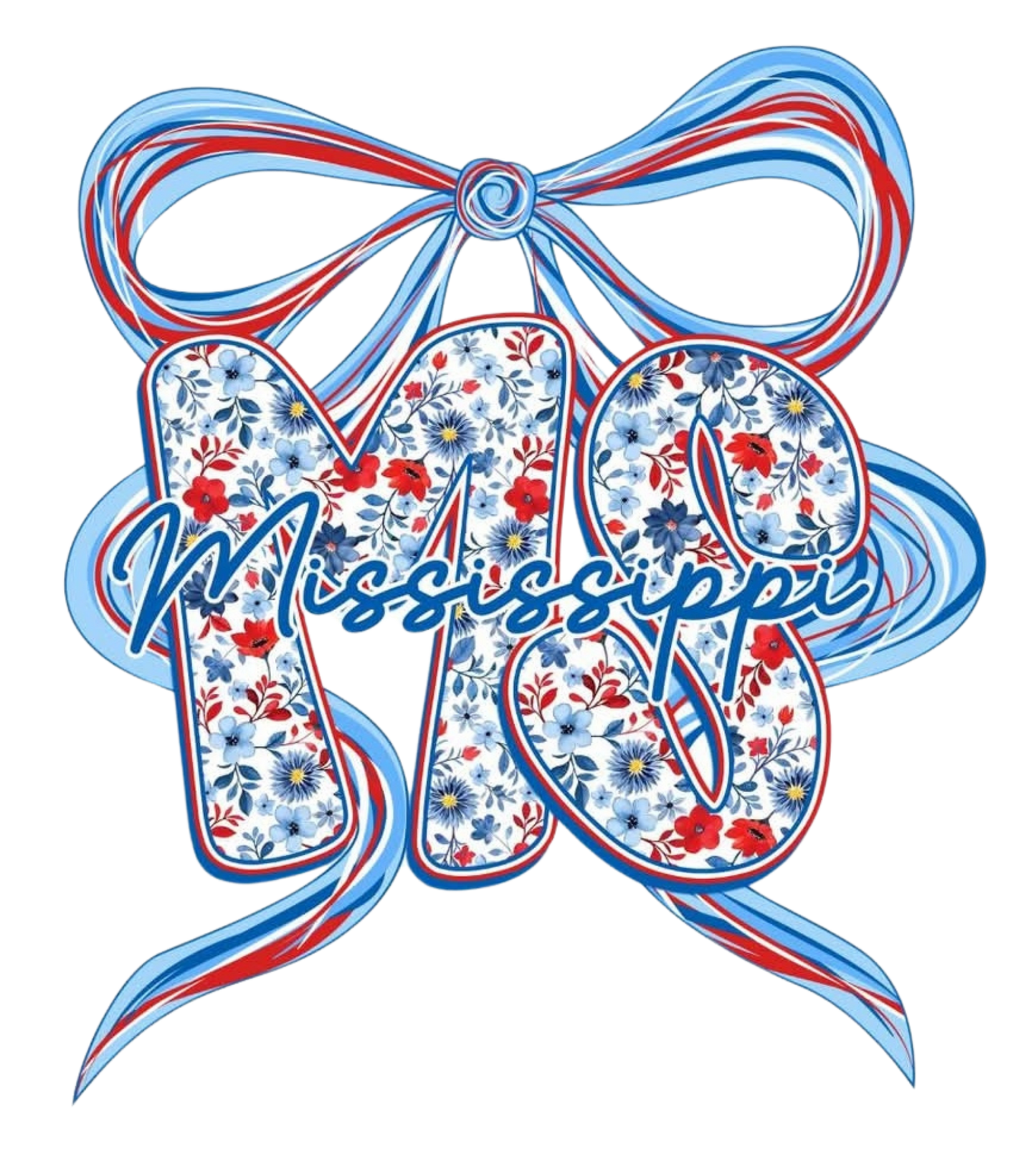 MISSISSIPPI FLORAL RIBBON