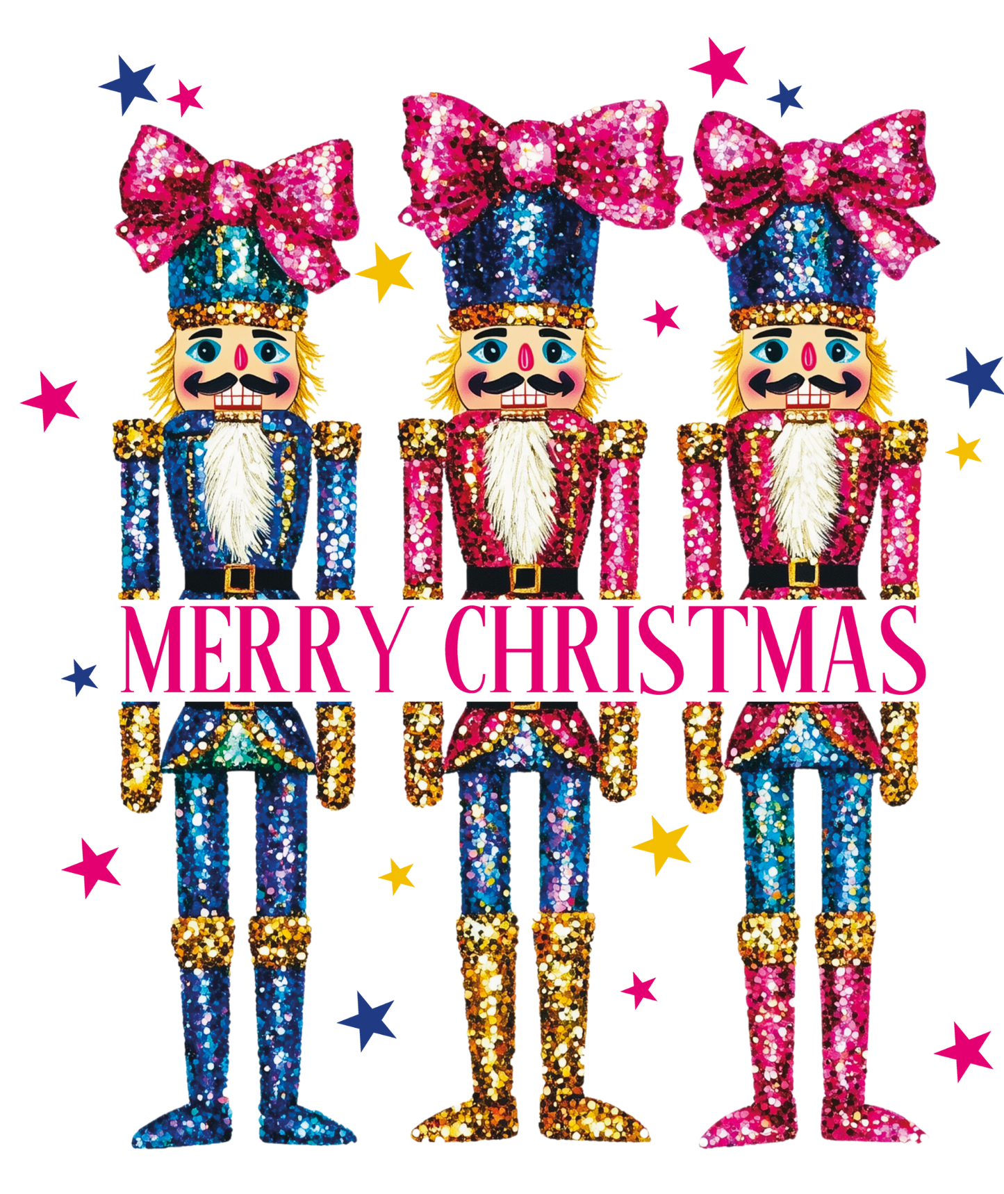 PINK AND BLUE NUTCRACKERS