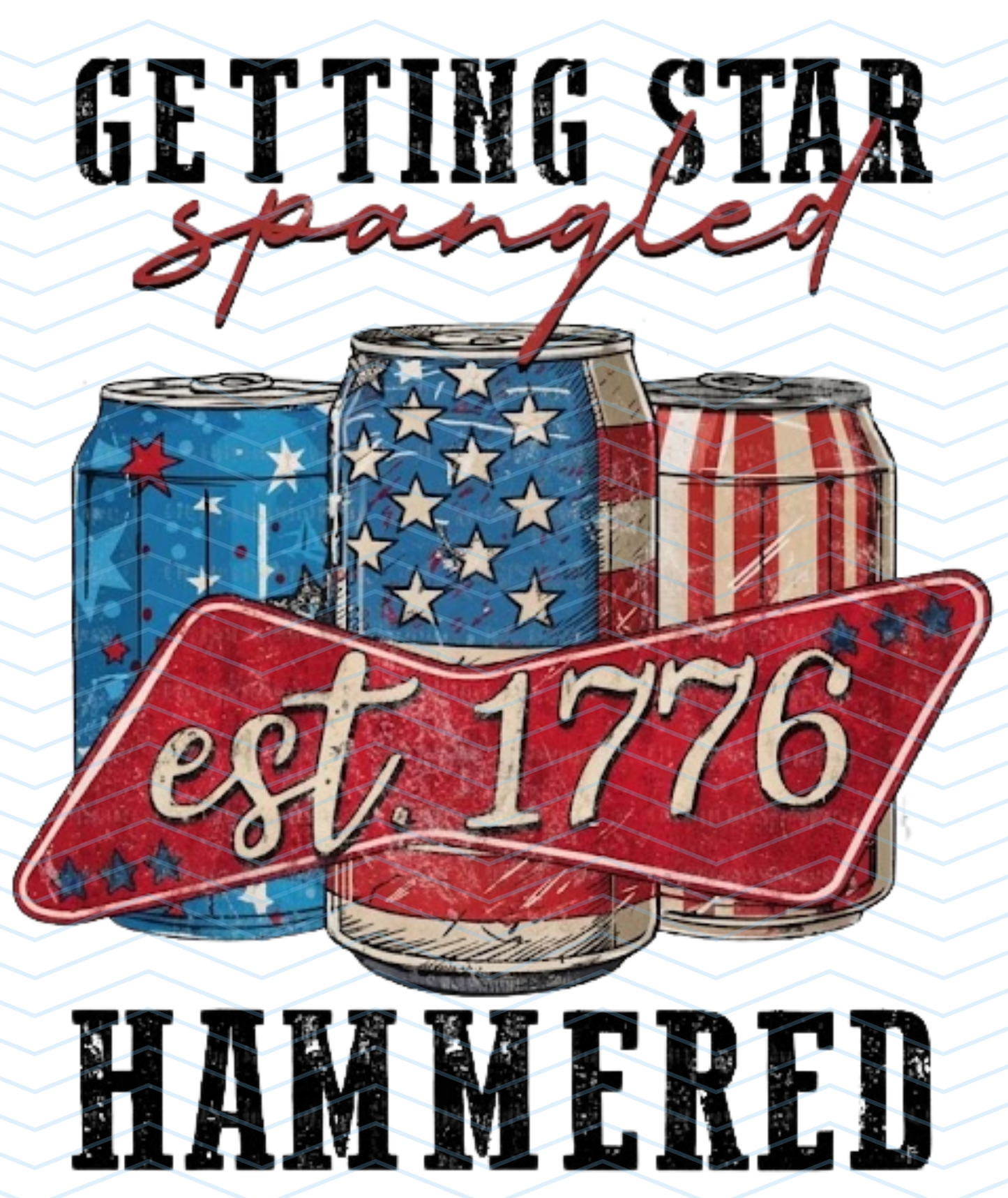 STAR SPANGLED HAMMERED