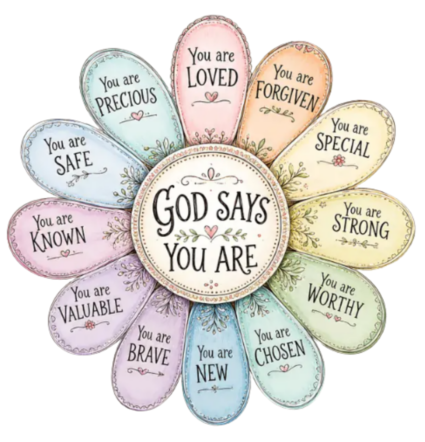 GOD SAYS YOU ARE