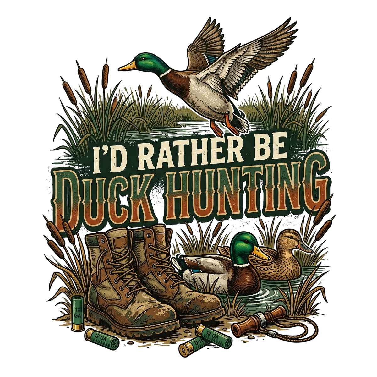 I'D RATHER BE DUCK HUNTING