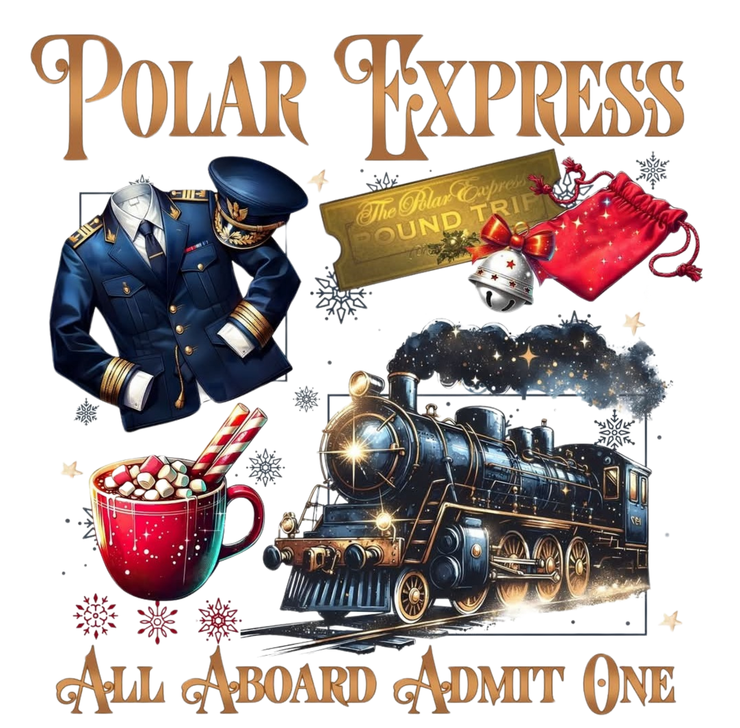 POLAR EXPRESS COLLAGE