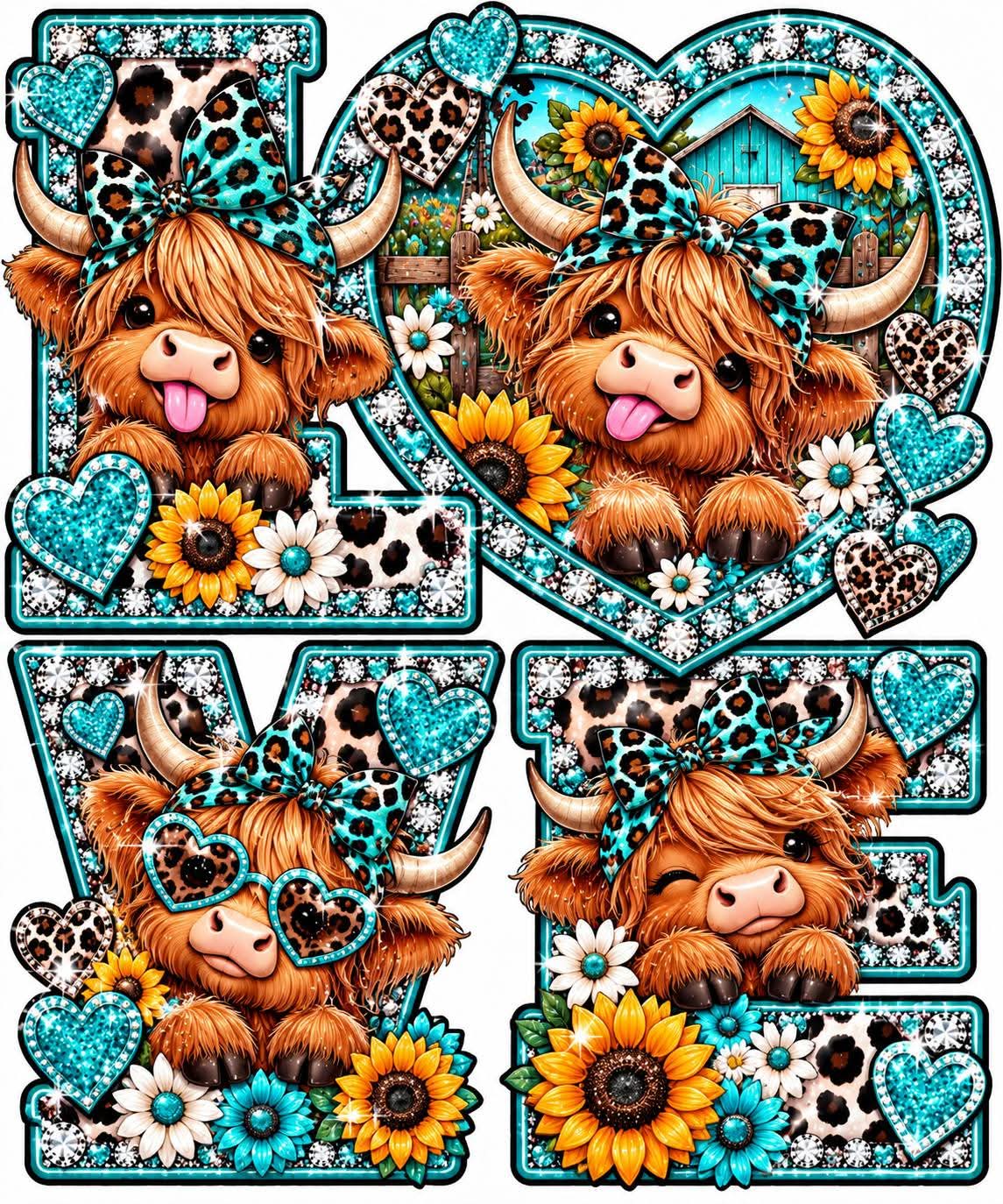 FOR THE LOVE OF HIGHLANDS AND SUNFLOWERS