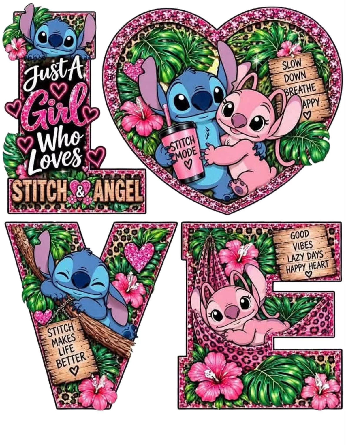 FOR THE LOVE OF STITCH AND ANGEL