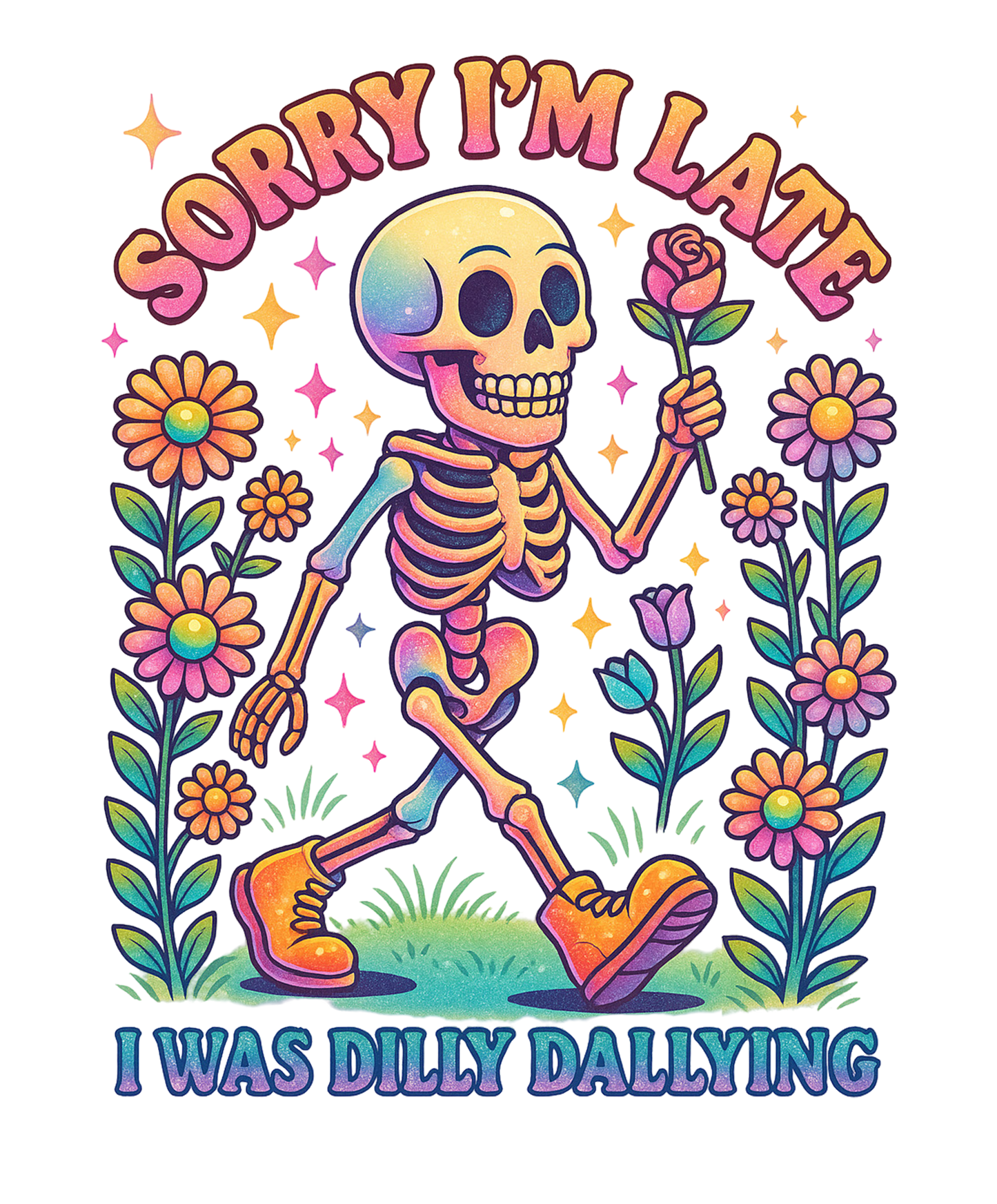DILLY DALLYING SKELETON
