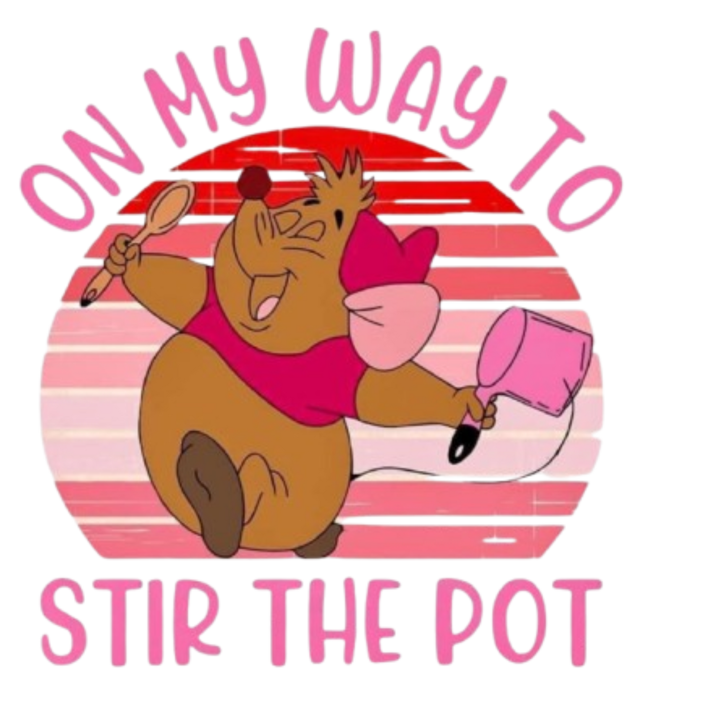 ON MY WAY TO STIR THE POT