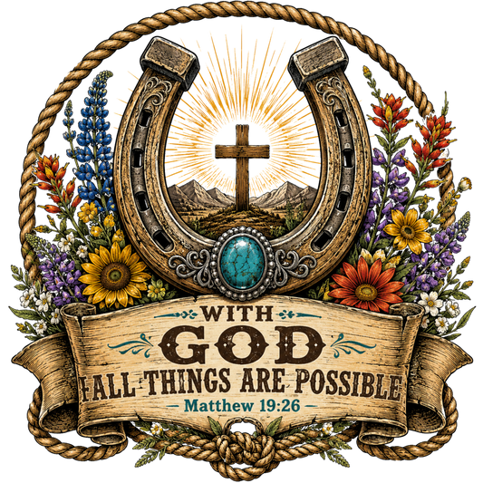 WITH GOD ALL THINGS ARE POSSIBLE