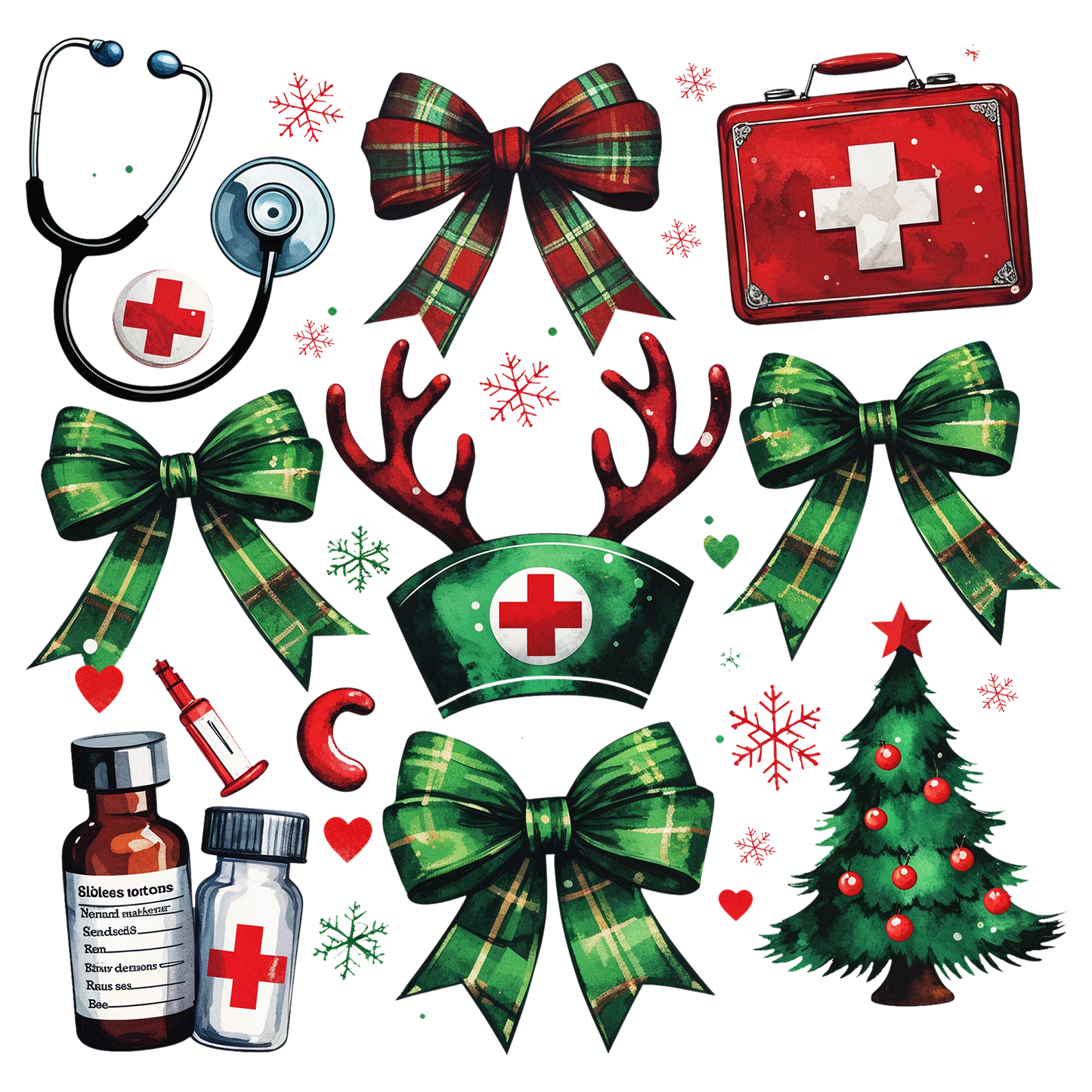 CHRISTMAS NURSE CROQUETTE