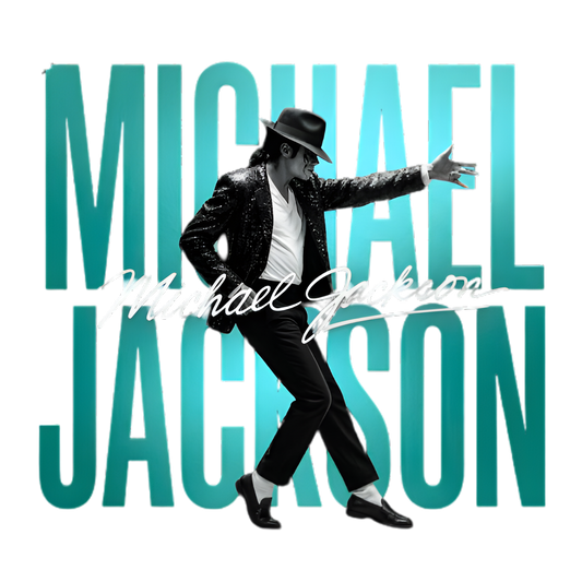MICHAEL JACKSON TEAL LETTERS