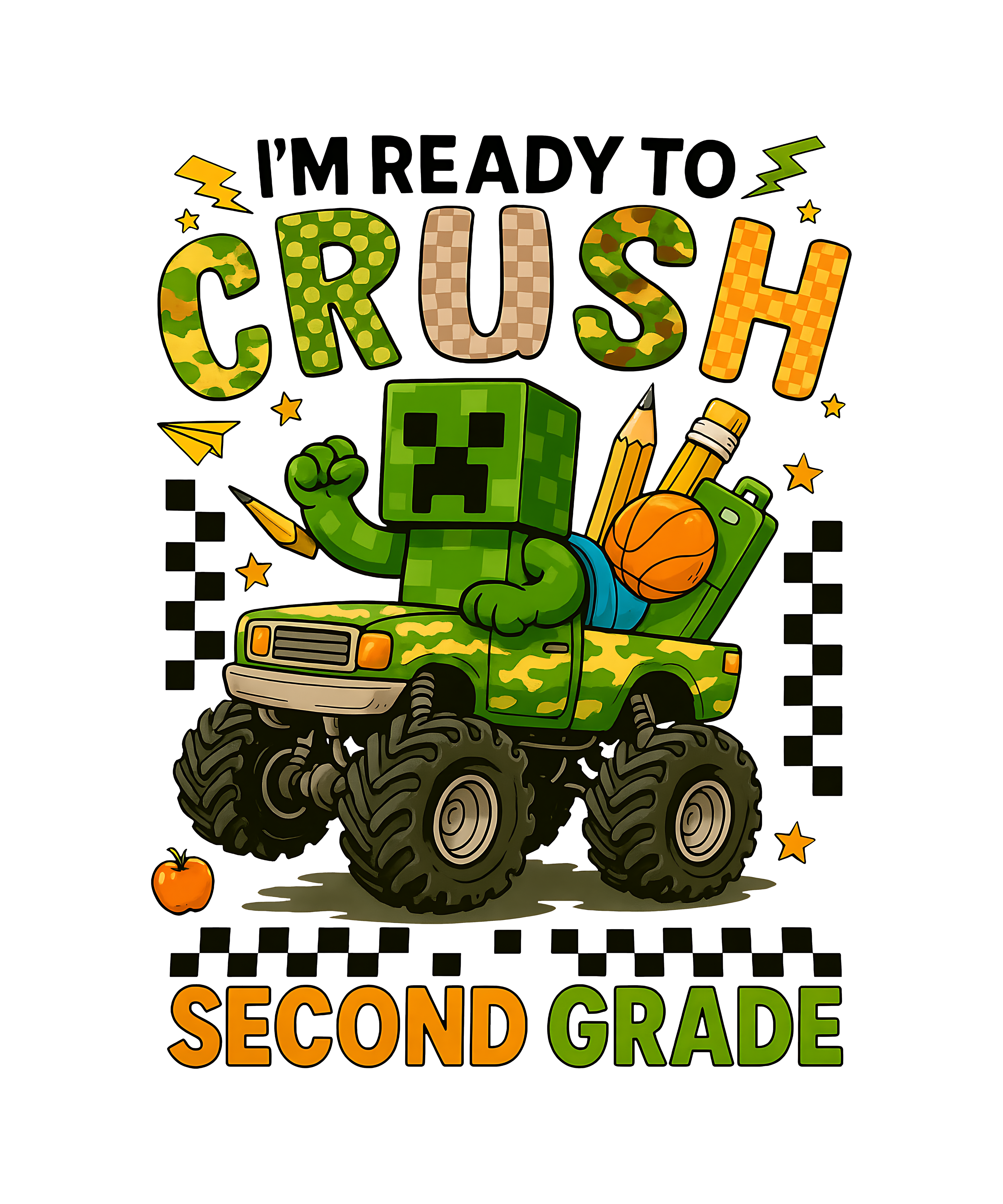 I'M READY TO CRUSH SECOND GRADE MINECRAFT