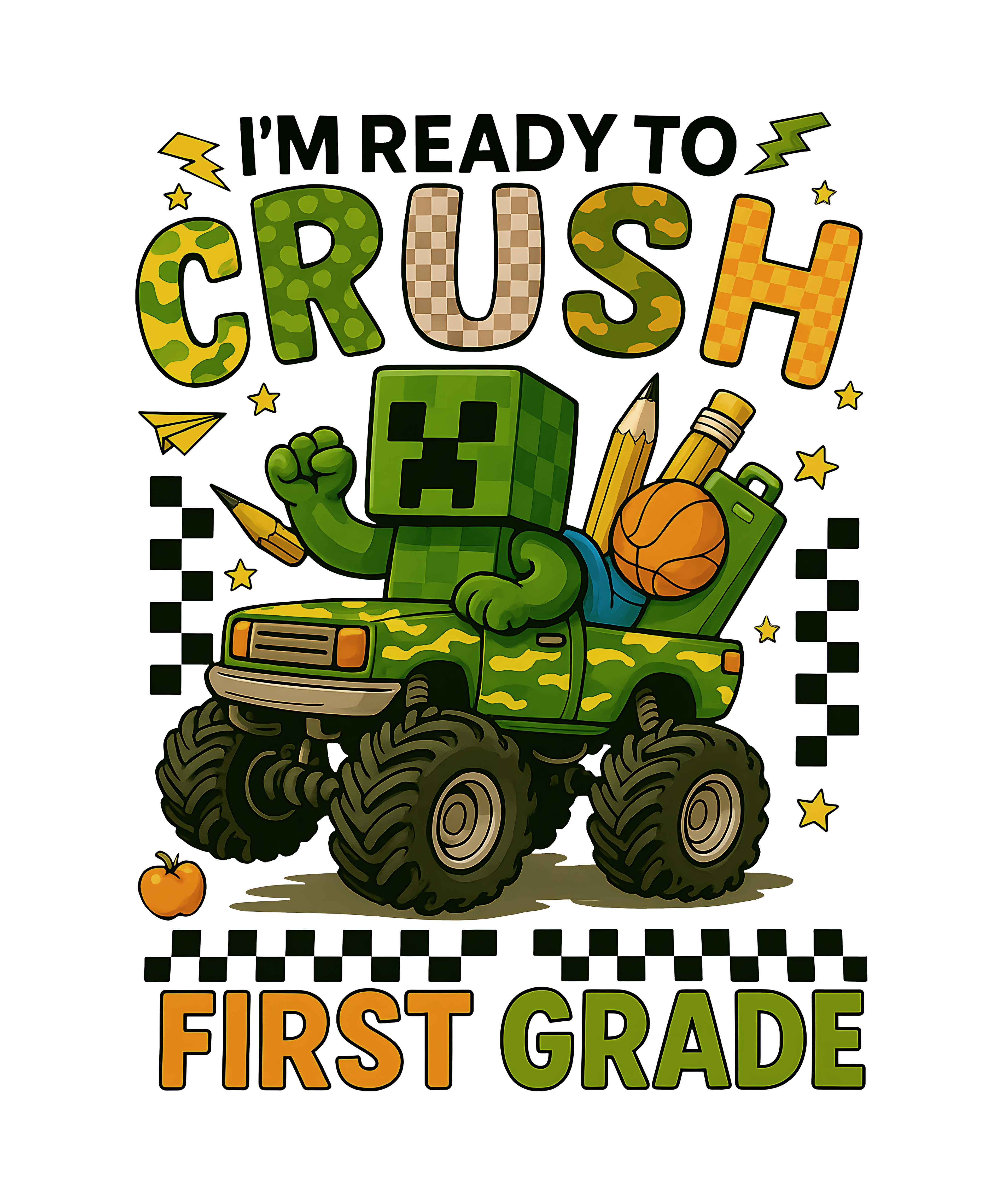 I'M READY TO CRUSH FIRST GRADE MINECRAFT