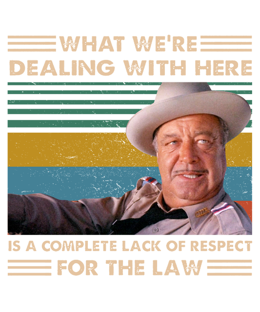 A COMPLETE LACK OF RESPECT FOR THE LAW